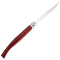 Нож Opinel филейный №15, нержавеющая сталь, рукоять бубинга