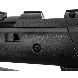 Винтовка пневматическая мультикомпрессионная Borner Flex Shot Multi-Pump, Black кал. 4,5 мм (пластик, 3 Дж)