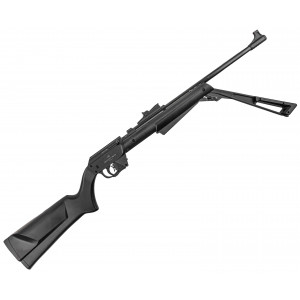 Винтовка пневматическая мультикомпрессионная Borner Flex Shot Multi-Pump, Black кал. 4,5 мм (пластик, 3 Дж)