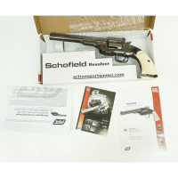 Пневматический револьвер ASG Schofield 6" Steel Grey