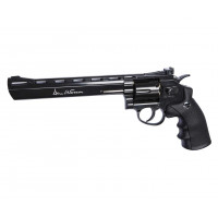 Пневматический револьвер ASG Dan Wesson 8" Black (пулевой)